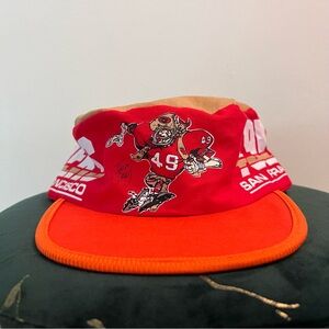 Vintage San Francisco 49ers Jack Davis Painters Youth Red Hat